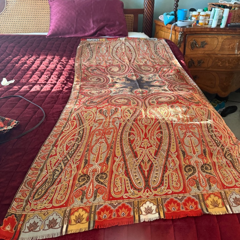 Etro Shawl 26 inches wide and 62 inches long